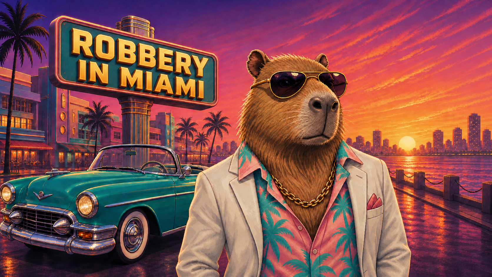 Robbery in Miami game artwork